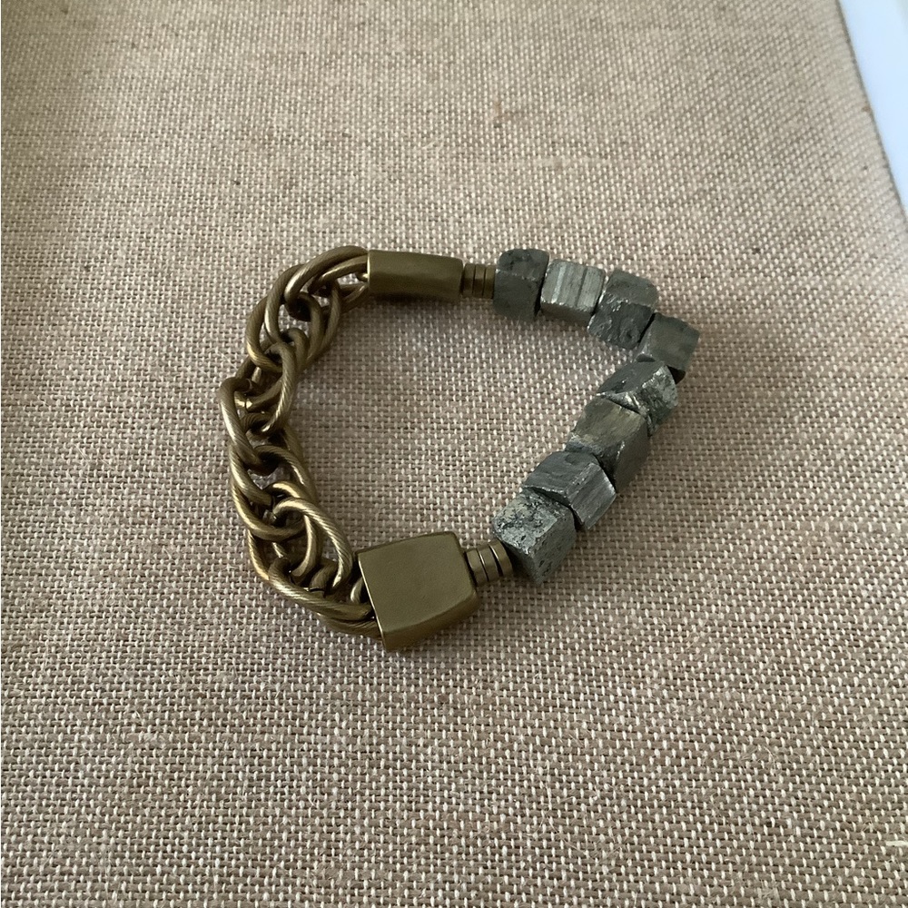 Silpada K&R Neutral Chain Stretch Bracelet KRB0137